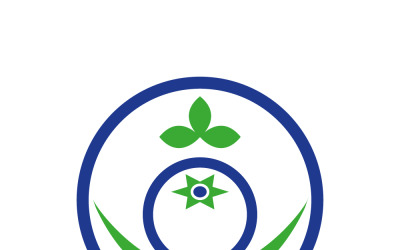 Logo borówki. Odizolowana borówka na białym tle
