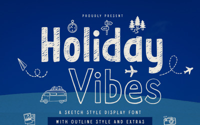 Holiday Vibes - Display Font
