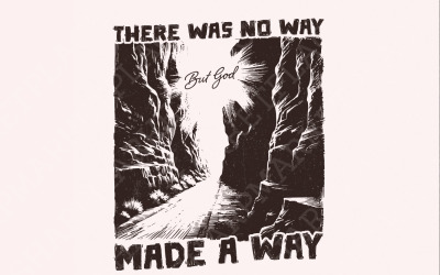God Made a Way PNG, Western PNG, Religious png, Faith png, Vintage Jesus T-Shirt, Cute Graphic