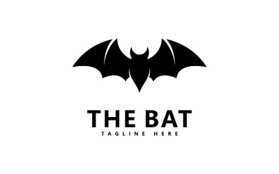 Illustrazione vettoriale del modello del logo del pipistrello V0