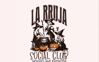 La Bruja png, Spooky Season png, Files for Sublimation, Mexican png, Halloween png, Bruja Vibes,