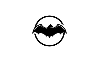 Yarasa Logo şablonu vektör çizimi V19