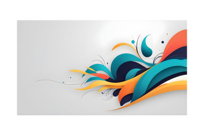 Abstrakte Tapete Wellenhintergrund 06