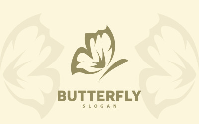 Kelebek Logo Tasarımı Güzel Uçan Hayvan V7