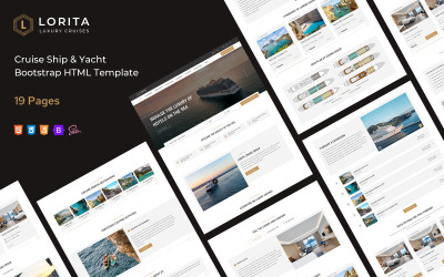 Lorita - Cruiseschip &amp;amp; Jacht Bootstrap HTML-sjabloon