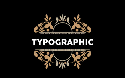Design di biglietti di auguri con tipografia vintage decorativa V2