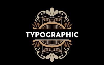 Design di biglietti di auguri con tipografia vintage decorativa V7