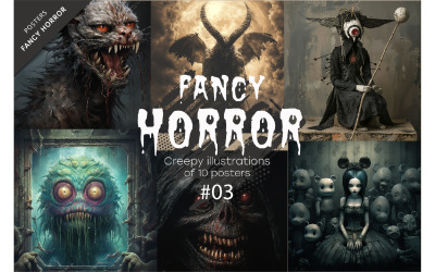 Fantazyjne plakaty grozy 03. Halloween.