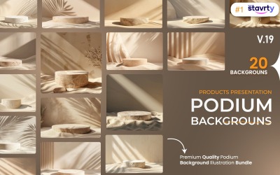 20+ Premium Produktpräsentation Podium Hintergrundpakete V19