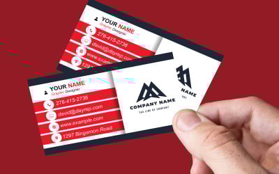 Professional Business Card PSD Template for Startups and Freelancers