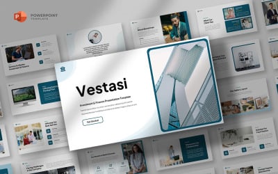 Vestasi - Modelo de Powerpoint de Investimentos e Finanças