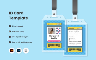 2 Imposta il modello di carta d&amp;#39;identità Design V3
