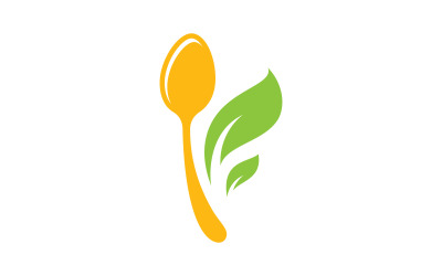 Modello vettoriale del logo del ristorante V3