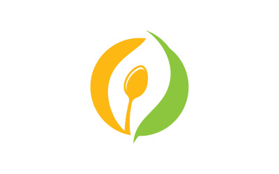 Plantilla vectorial de logotipo de restaurante V11