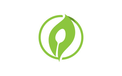 Restaurantlogo vector sjabloon V12