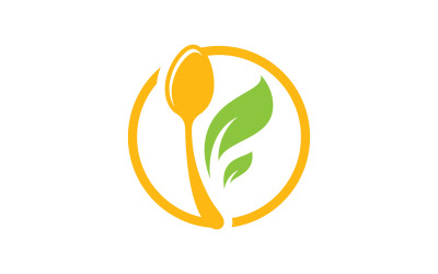 Restaurantlogo vector sjabloon V5