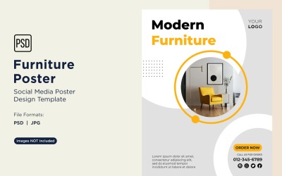 Furniture Poster Design Template 01