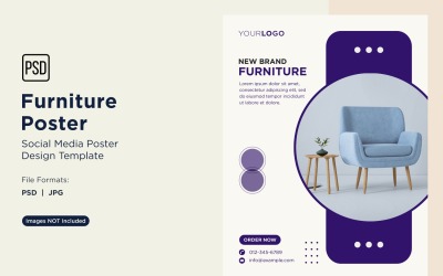 Furniture Poster Design Template 03