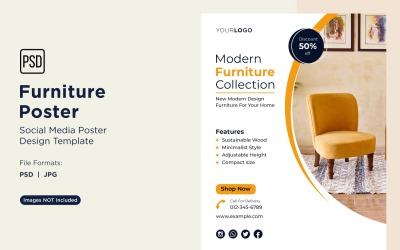 Furniture Poster Design Template 04