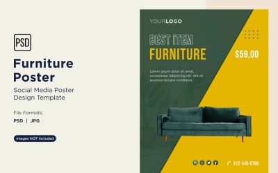 Furniture Poster Design Template 05