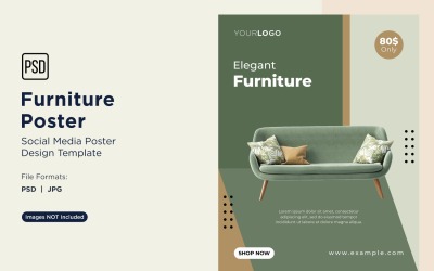 Furniture Poster Design Template 06