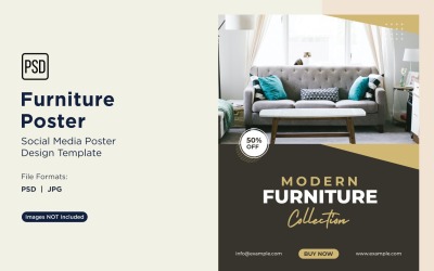 Furniture Poster Design Template 09