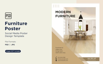 Furniture Poster Design Template 12