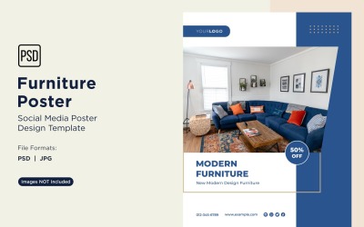 Furniture Poster Design Template 18