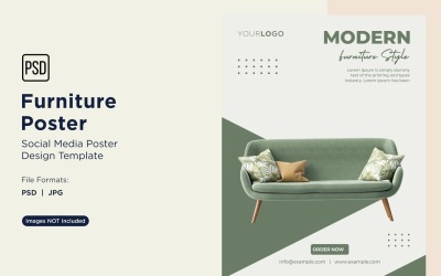 Furniture Poster Design Template 22