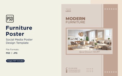 Furniture Poster Design Template 24