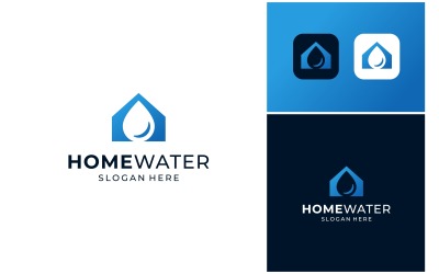 Hem House Water Drop Logo