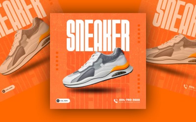 Post sui social media per la vendita di scarpe