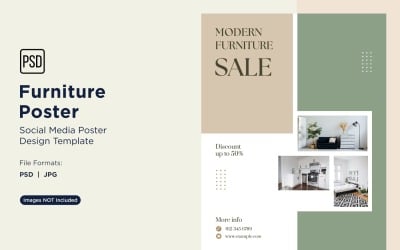 Furniture Poster Design Template 100