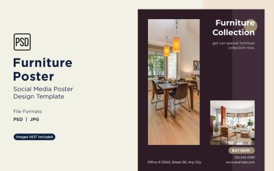 Furniture Poster Design Template 48