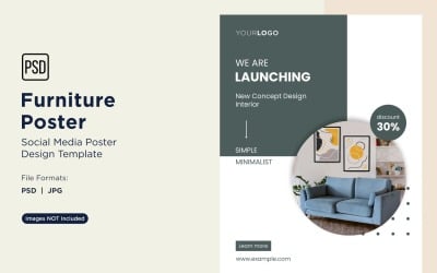 Furniture Poster Design Template 76