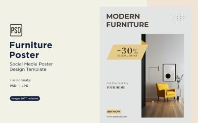 Furniture Poster Design Template 77