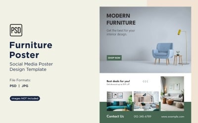 Furniture Poster Design Template 79
