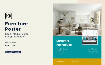 Furniture Poster Design Template 99