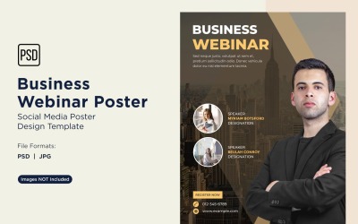 Business Webinar Poster Design Template 31