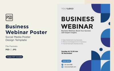 Business Webinar Poster Design Template 49