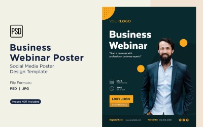 Business Webinar Poster Design Template 63