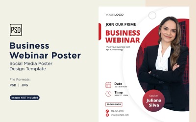 Business Webinar Poster Design Template 69