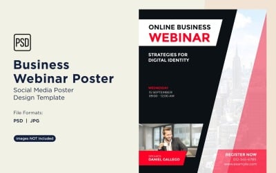 Business Webinar Poster Design Template 94