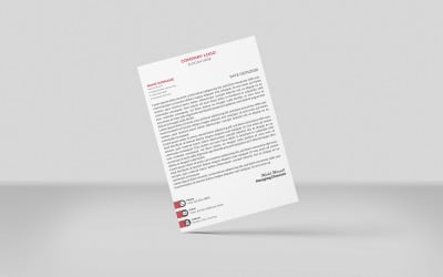черный оранжевый цвет 2 креативный дизайн фирменного бланка минималистский стиль
