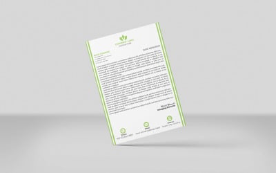 Colori 2 Modello di identità aziendale intestata creativa Design stile minimale