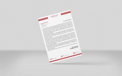 czarny bordowy Kolory 2 Kreatywny projekt papieru firmowego Minimalistyczny styl