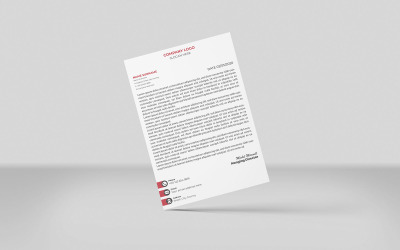 nero arancione Colore 2 Design creativo della carta intestata Stile minimale