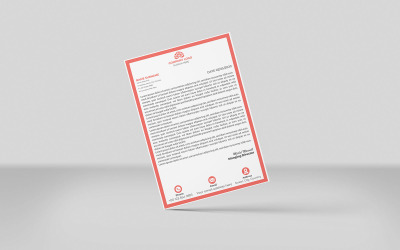 nero arancione colori creativo carta intestata modello identità aziendale design stile minimale
