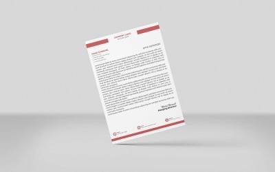 nero marrone Colori 2 Design creativo della carta intestata Stile minimale