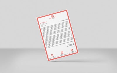 siyah turuncu Renkler Yaratıcı Antetli Kağıt Kurumsal Kimlik Şablonu Tasarım Minimal Stil